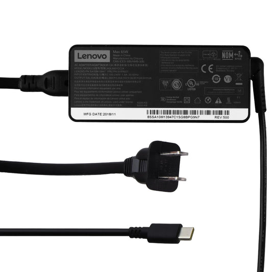 Lenovo 65W AC Adapter OEM Wall Charger Power Supply (ADLX65YCC2A) - Black Computer Accessories - Laptop Power Adapters/Chargers Lenovo    - Simple Cell Bulk Wholesale Pricing - USA Seller