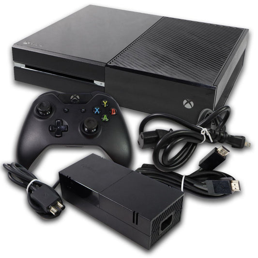 Microsoft Xbox One 500GB Console (1540) with Controller - Glossy Black Gaming/Console - Video Game Consoles Microsoft    - Simple Cell Bulk Wholesale Pricing - USA Seller