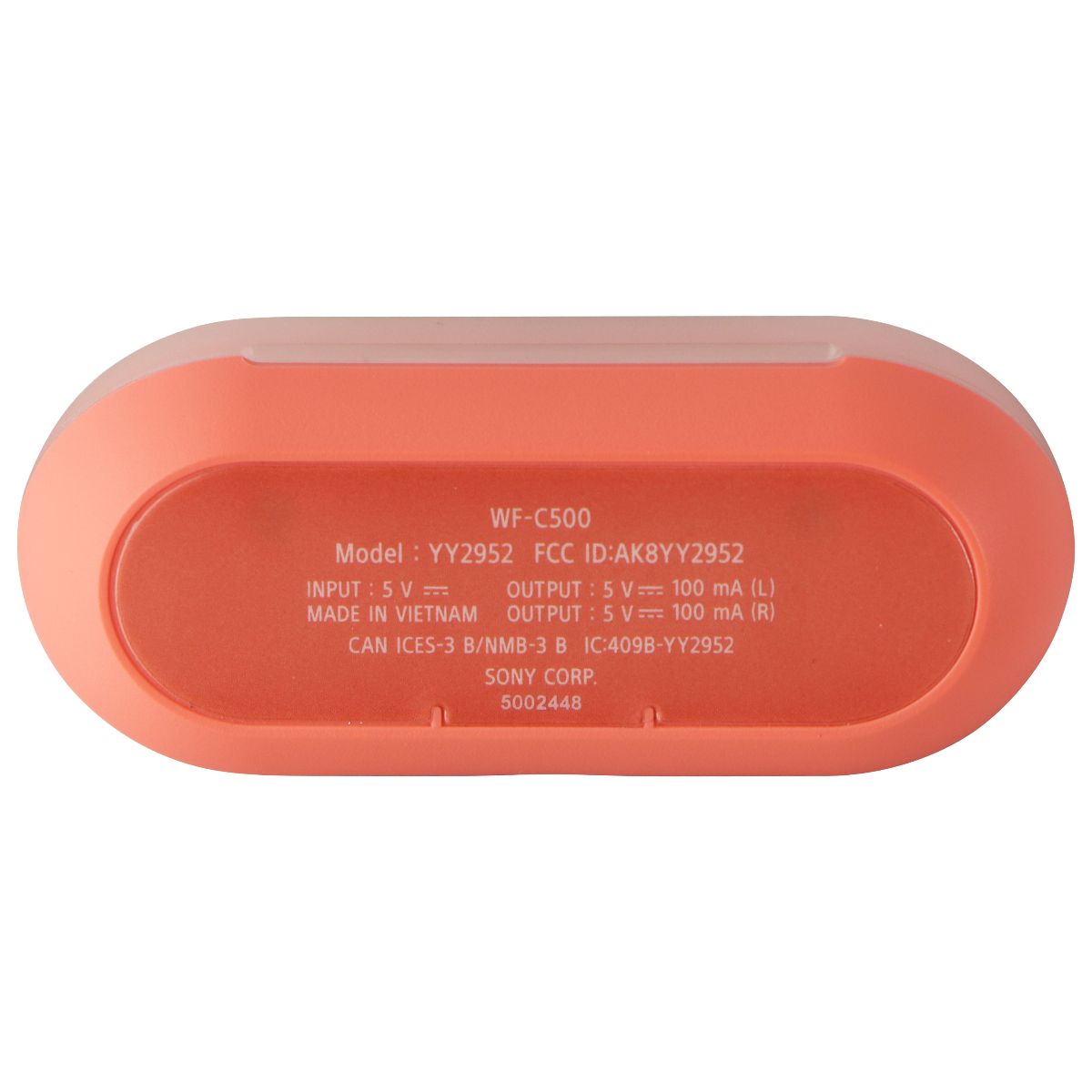OEM Replacement Charging Case for Sony WF-C500 Truly Wireless Earbuds - Coral Portable Audio & Headphones - Replacement Parts & Tools Sony    - Simple Cell Bulk Wholesale Pricing - USA Seller