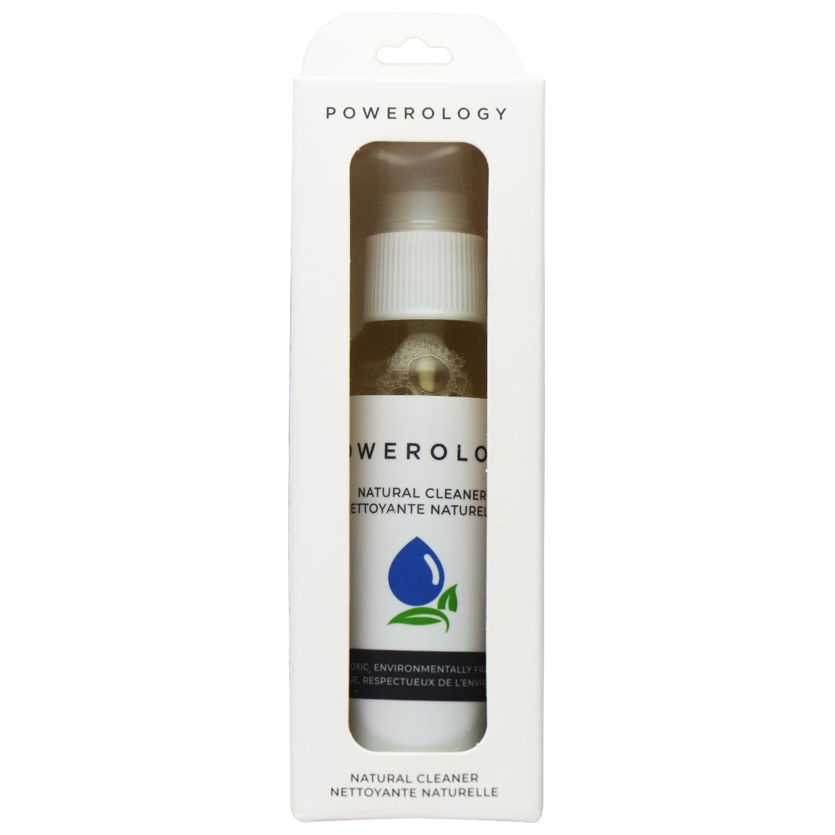 Powerology Natural Cleaner (2oz/60ml) Spray Bottle + Cloth Cell Phone - Other Accessories Powerology    - Simple Cell Bulk Wholesale Pricing - USA Seller