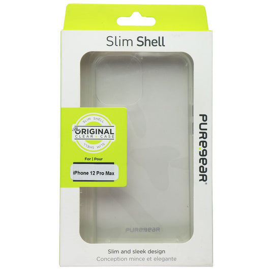 PureGear Slim Shell Hard Case for Apple iPhone 12 Pro Max - Clear Cell Phone - Cases, Covers & Skins PureGear    - Simple Cell Bulk Wholesale Pricing - USA Seller