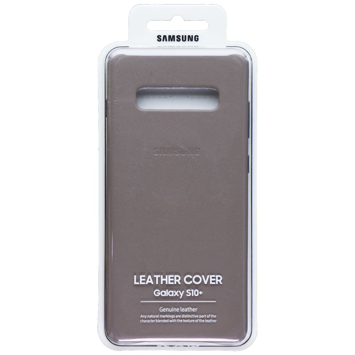 Samsung Official Leather Cover for Samsung Galaxy (S10+) - Gray Cell Phone - Cases, Covers & Skins Samsung    - Simple Cell Bulk Wholesale Pricing - USA Seller