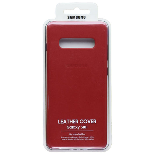 Samsung Official Leather Cover for Samsung Galaxy S10+ (Plus) - Red Cell Phone - Cases, Covers & Skins Samsung    - Simple Cell Bulk Wholesale Pricing - USA Seller