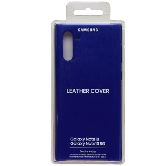 Samsung Leather Cover for Samsung Galaxy Note10 / Note10 (5G) - Blue Cell Phone - Cases, Covers & Skins Samsung    - Simple Cell Bulk Wholesale Pricing - USA Seller