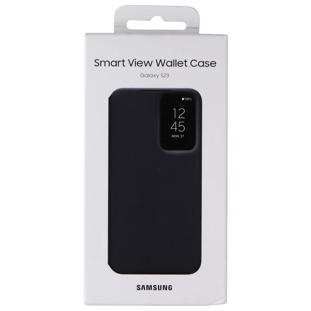 Samsung Smart View Wallet Case for Galaxy S23 - Black Cell Phone - Cases, Covers & Skins Samsung    - Simple Cell Bulk Wholesale Pricing - USA Seller