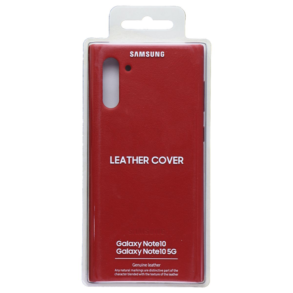 Samsung Leather Cover for Samsung Galaxy Note10 / Note10 (5G) - Red Cell Phone - Cases, Covers & Skins Samsung    - Simple Cell Bulk Wholesale Pricing - USA Seller