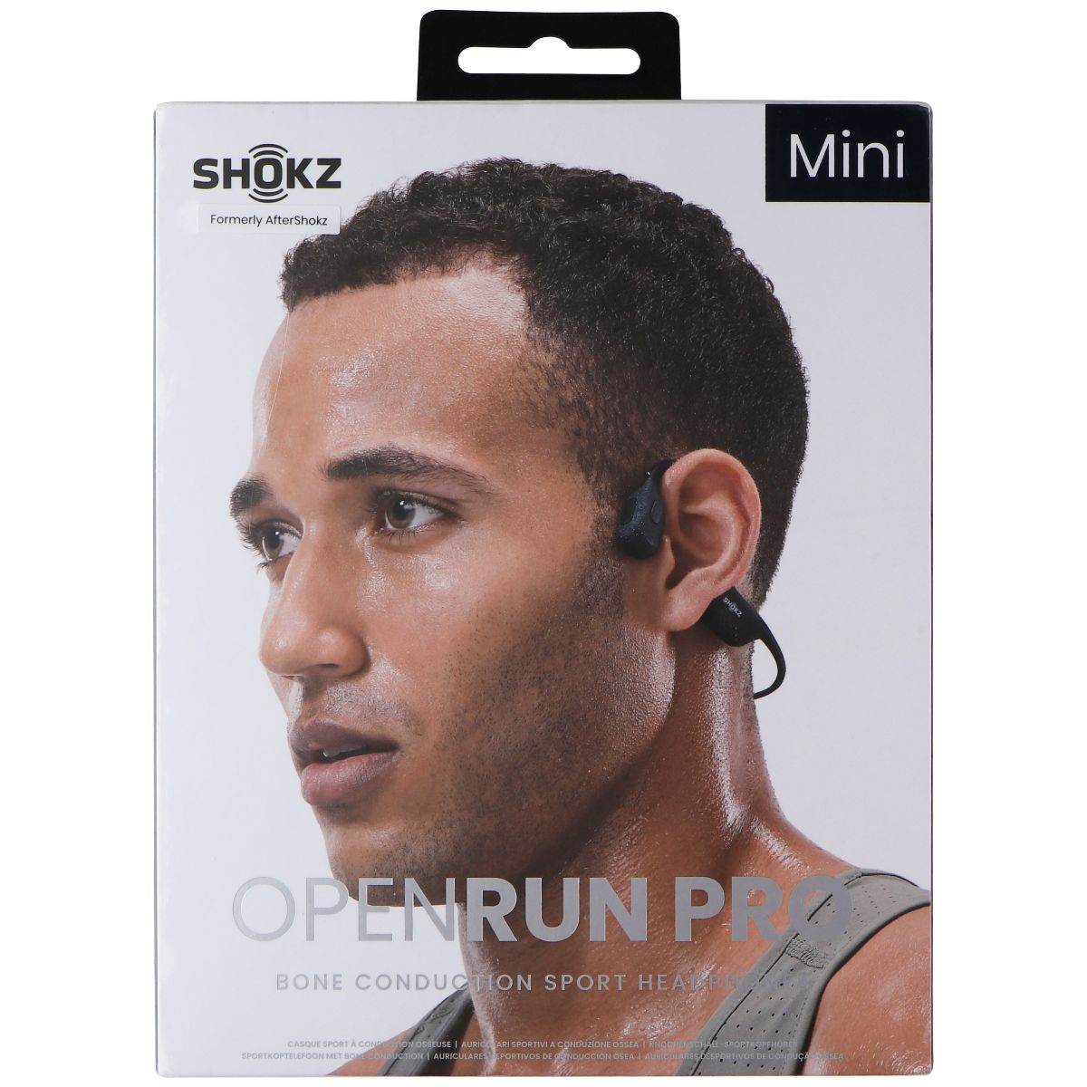 Shokz OpenRun Pro Mini Bluetooth Bone Conduction Sport Headphones Portable Audio - Headphones SHOKZ    - Simple Cell Bulk Wholesale Pricing - USA Seller