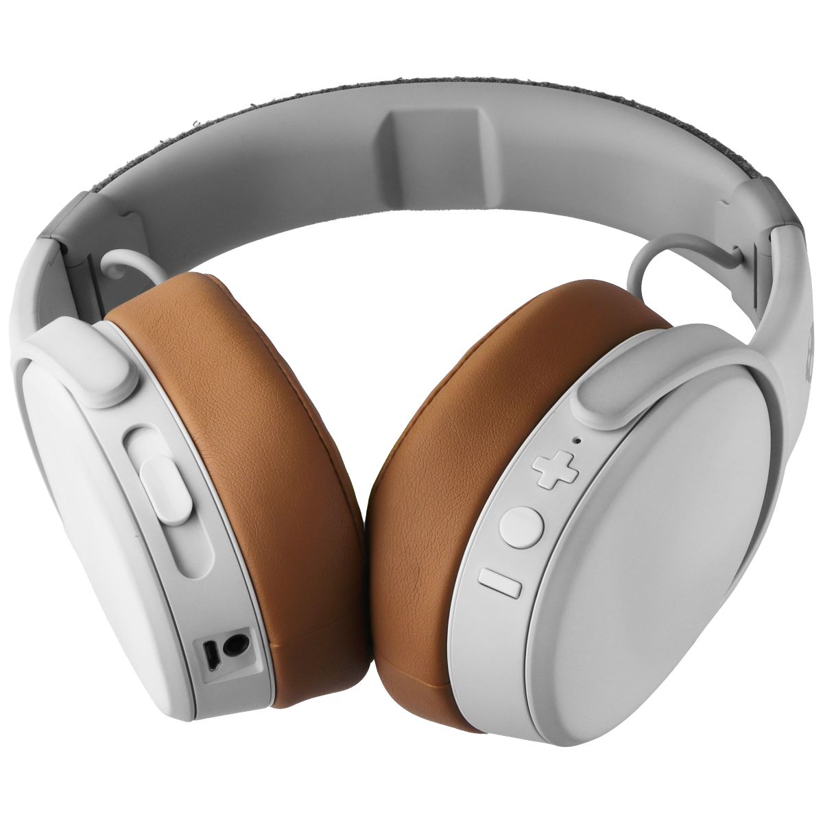 Skullcandy Crusher Bluetooth Wireless Over-Ear Headphone with Mic - Gray/Tan Portable Audio - Headphones Skullcandy    - Simple Cell Bulk Wholesale Pricing - USA Seller