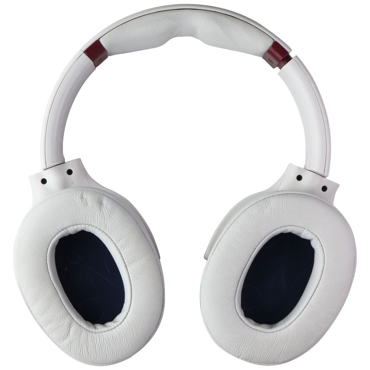 Skullcandy Venue Wireless ANC Over-Ear Headphones - White/Crimson (S6HCW-L568) Portable Audio - Headphones Skullcandy    - Simple Cell Bulk Wholesale Pricing - USA Seller