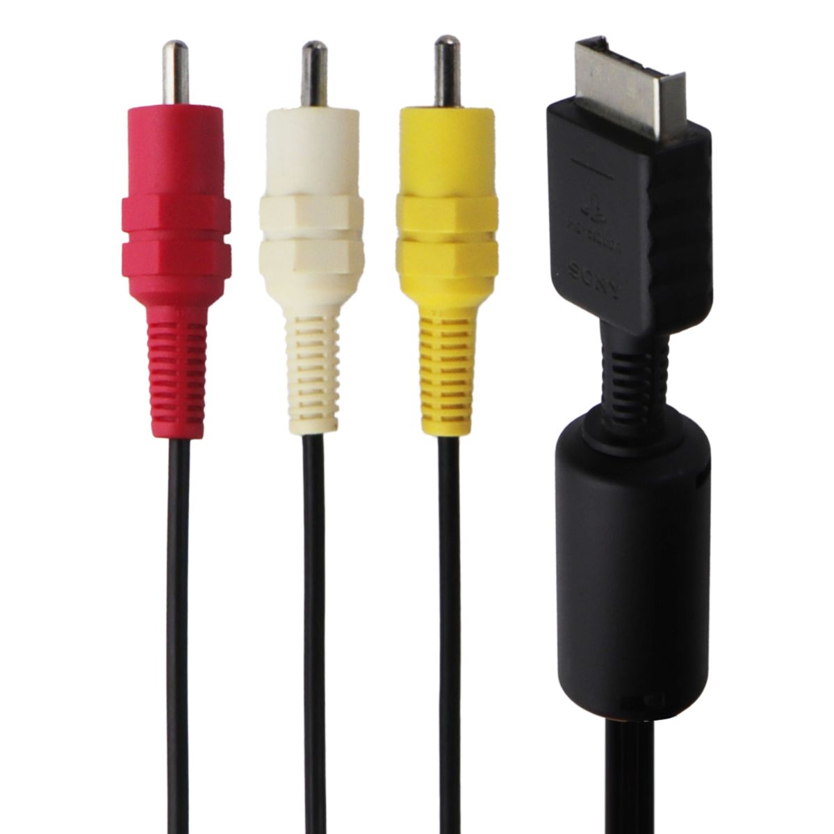 Sony PlayStation (8.4Ft) AV to RCA Cable for Playstation 2/Playstation 3 - Black Gaming/Console - Cables & Adapters Sony    - Simple Cell Bulk Wholesale Pricing - USA Seller