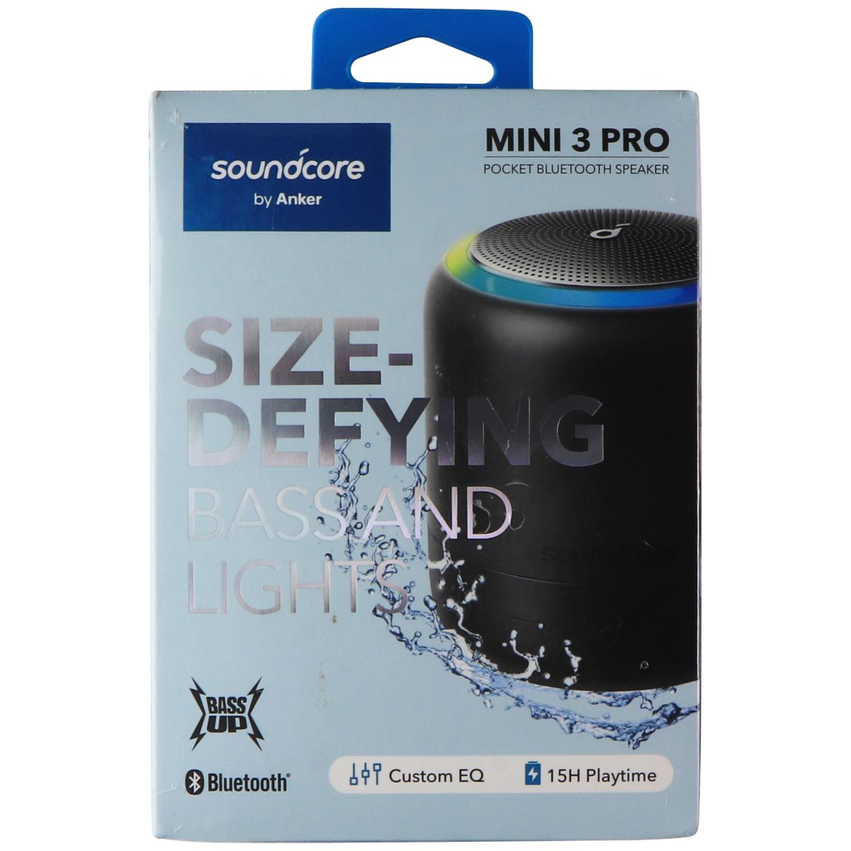 Soundcore by Anker Mini 3 Pro Pocket Bluetooth Speaker - Black Cell Phone - Audio Docks & Speakers Soundcore    - Simple Cell Bulk Wholesale Pricing - USA Seller