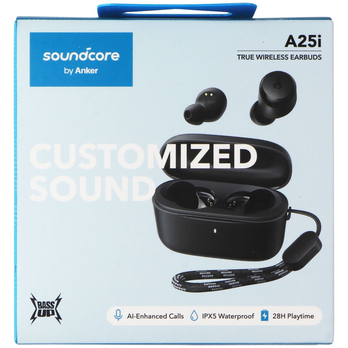 Soundcore by Anker A25i True Wireless Earbuds - Black Portable Audio - Headphones Soundcore    - Simple Cell Bulk Wholesale Pricing - USA Seller