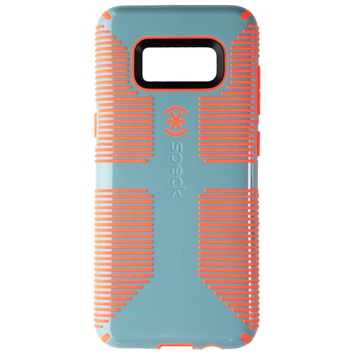 Speck CandyShell Grip Series Case for Samsung Galaxy S8 - Gray/Warning Orange Cell Phone - Cases, Covers & Skins Speck    - Simple Cell Bulk Wholesale Pricing - USA Seller