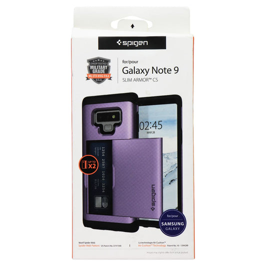 Spigen Slim Armor CS Series Dual Layer Case for Samsung Galaxy Note9 - Lavender Cell Phone - Cases, Covers & Skins Spigen    - Simple Cell Bulk Wholesale Pricing - USA Seller