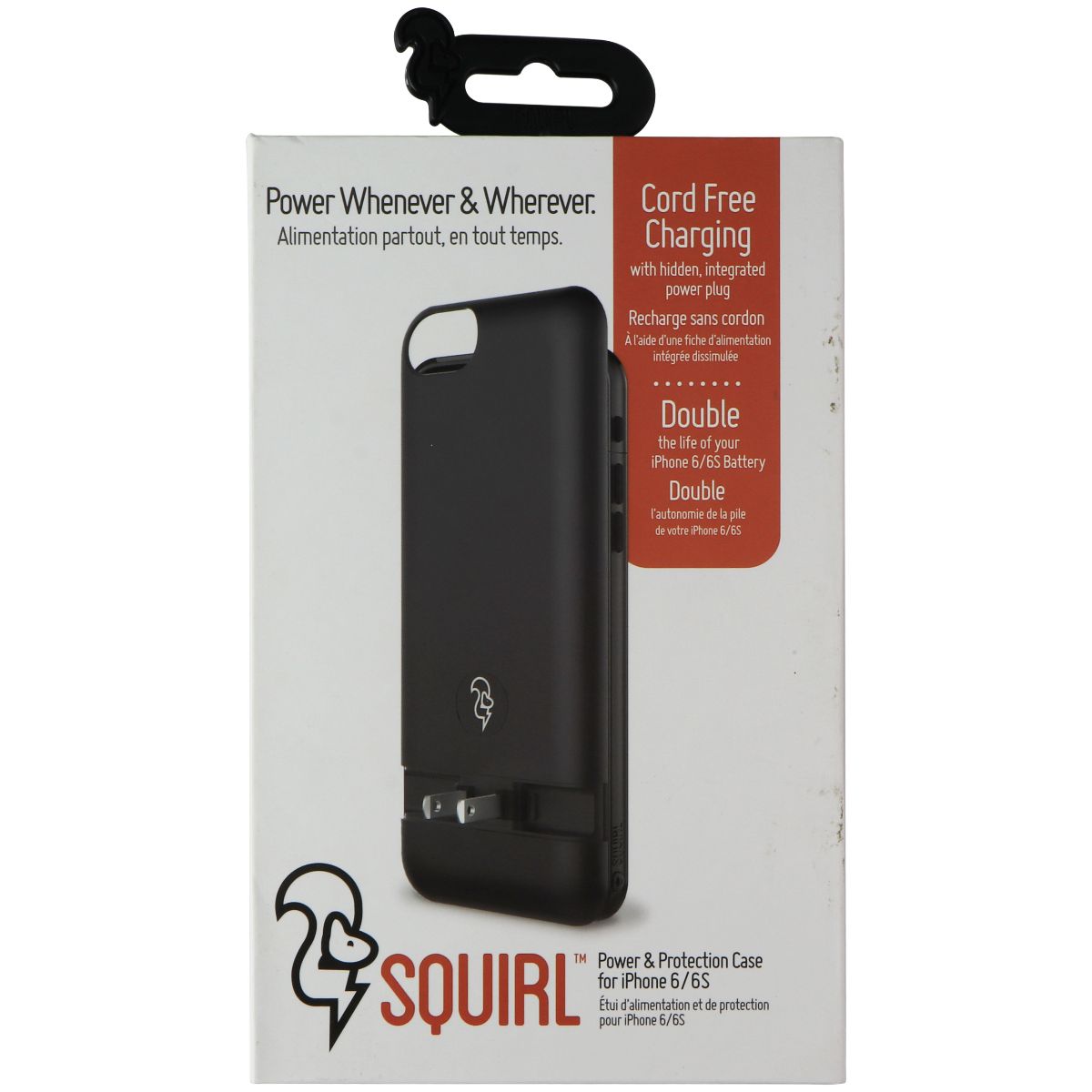 Squirl Power & Protection Case for Apple iPhone 6s/6 - Black Cell Phone - Cases, Covers & Skins Squirl    - Simple Cell Bulk Wholesale Pricing - USA Seller