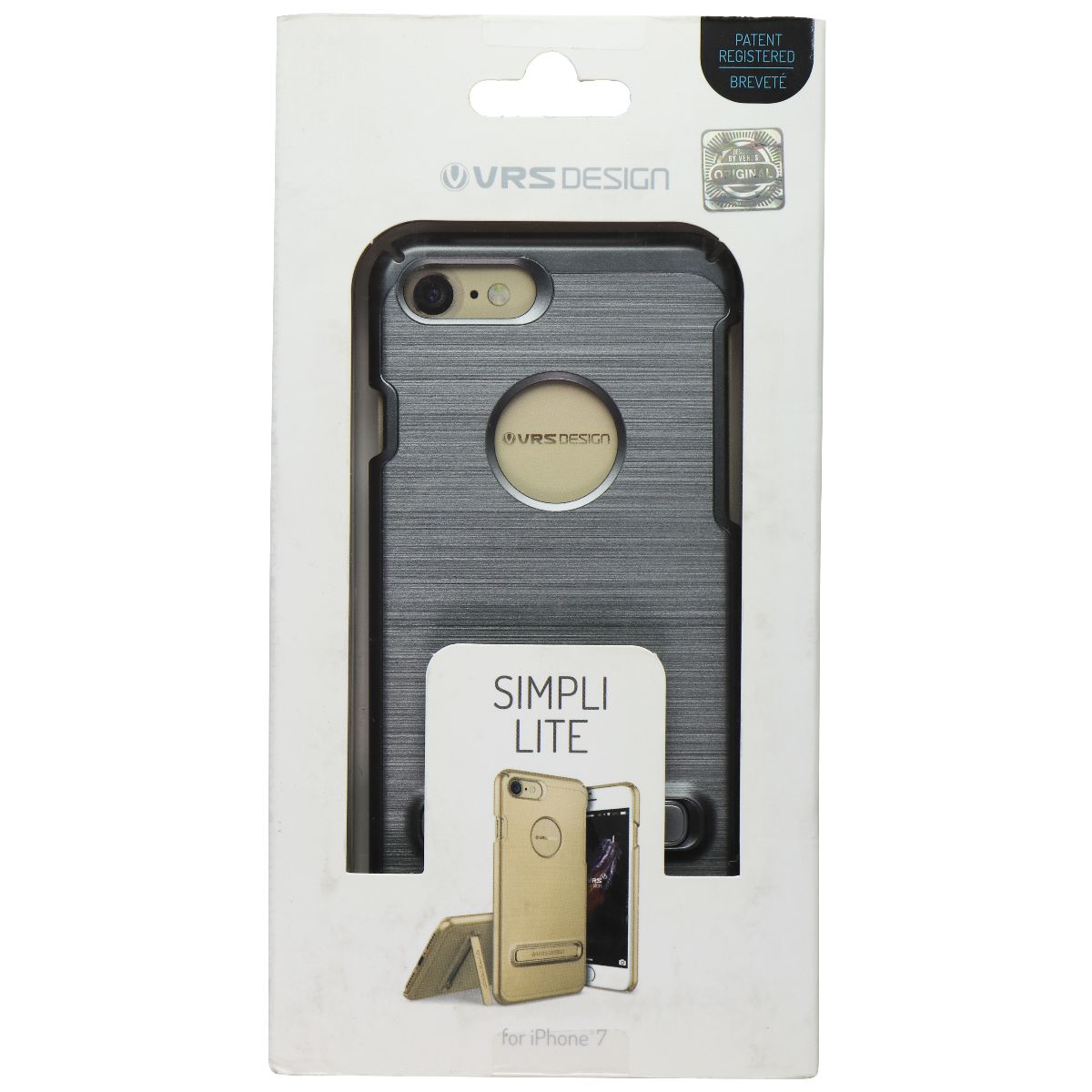 VRS Design Simpli Lite Series Hard Case for Apple iPhone 7 - Steel Silver Cell Phone - Cases, Covers & Skins VRS Design    - Simple Cell Bulk Wholesale Pricing - USA Seller