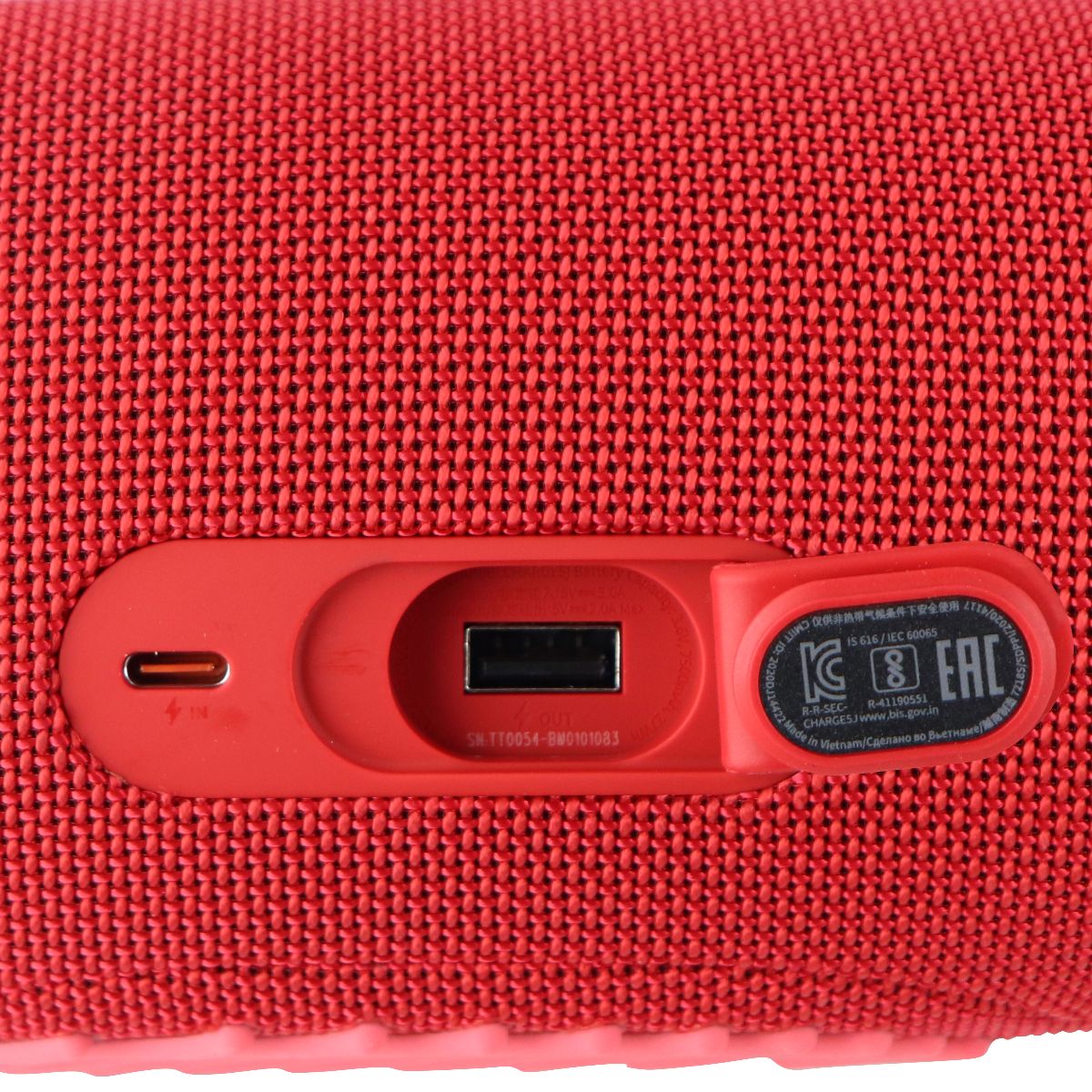 JBL CHARGE 5 Portable and Waterproof Bluetooth Speaker - Red Home Multimedia - Home Speakers & Subwoofers JBL    - Simple Cell Bulk Wholesale Pricing - USA Seller