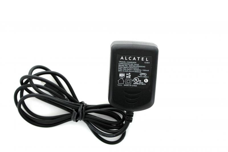 Alcatel (S003KU0500040/S004E05055) Wall Charger for Micro USB Devices - Black Cell Phone - Cables & Adapters Alcatel    - Simple Cell Bulk Wholesale Pricing - USA Seller