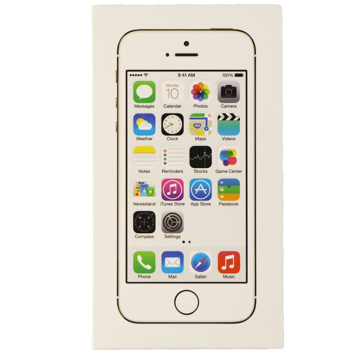 RETAIL BOX - Apple iPhone 5s - 16GB Gold - No Tray/Manual - NO DEVICE Cell Phone - Other Accessories Apple    - Simple Cell Bulk Wholesale Pricing - USA Seller