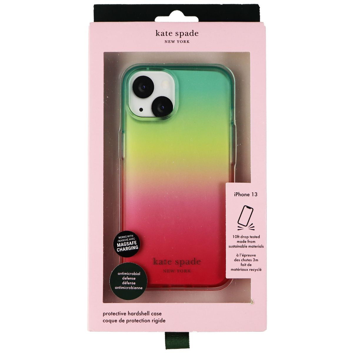 Kate Spade New York Hardshell Case for iPhone 13 / 14 - Popsicle Ombre Cell Phone - Cases, Covers & Skins Kate Spade    - Simple Cell Bulk Wholesale Pricing - USA Seller