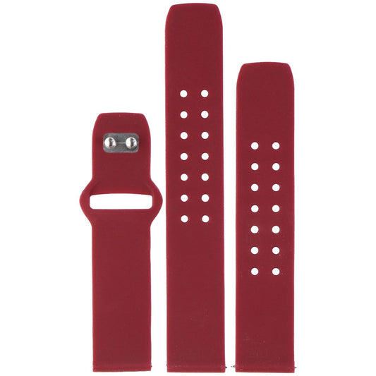 Affinity 22mm Silicone Band for Smartwatches, Watches & More - Maroon Smart Watch Accessories - Watch Bands Affinity    - Simple Cell Bulk Wholesale Pricing - USA Seller