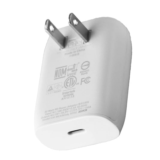 Belkin (20-Watt) Single USB-C Fast Charge Wall Charger - White Cell Phone - Chargers & Cradles Belkin    - Simple Cell Bulk Wholesale Pricing - USA Seller