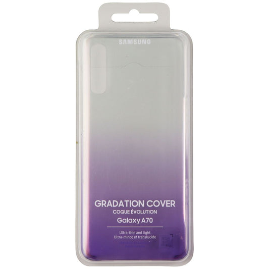 Samsung Gradation Ultra-Thin Cover Case for Samsung Galaxy A70 - Violet/Clear Cell Phone - Cases, Covers & Skins Samsung    - Simple Cell Bulk Wholesale Pricing - USA Seller