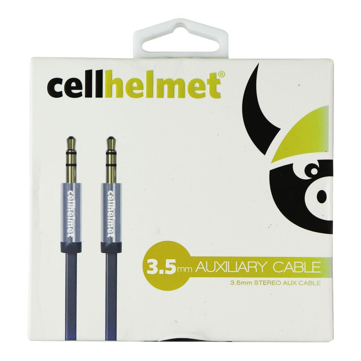 CellHelmet 3.5mm to 3.5mm Stereo Auxiliary Cable - Gray Cell Phone - Cables & Adapters CellHelmet    - Simple Cell Bulk Wholesale Pricing - USA Seller