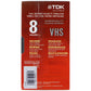 TDK T-160 VHS Tapes 8 Hour Recording Time EP - Black (3 Pack) Movies - VHS Tapes TDK    - Simple Cell Bulk Wholesale Pricing - USA Seller