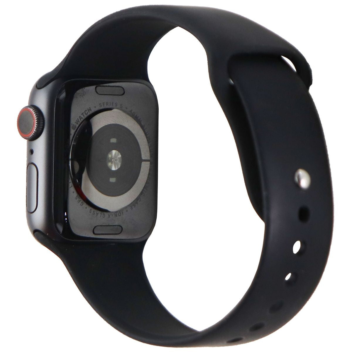 Apple Watch Series 5 (GPS + Cellular) 40mm Space Gray Aluminum/Black Sport Band Smart Watches Apple    - Simple Cell Bulk Wholesale Pricing - USA Seller