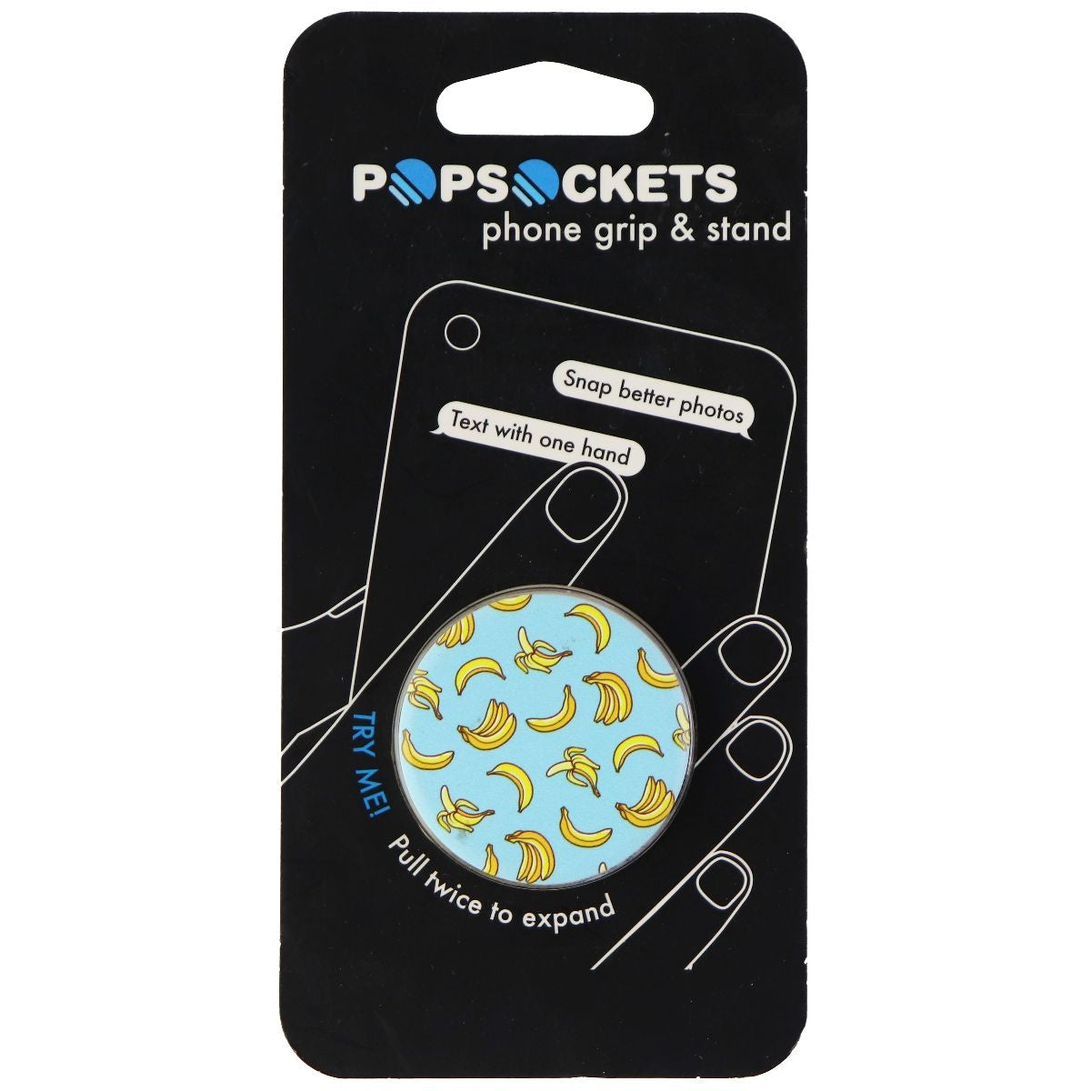 PopSockets: Collapsible Grip & Stand for Phones and Tablets - Banana Bunch Cell Phone - Mounts & Holders PopSockets    - Simple Cell Bulk Wholesale Pricing - USA Seller