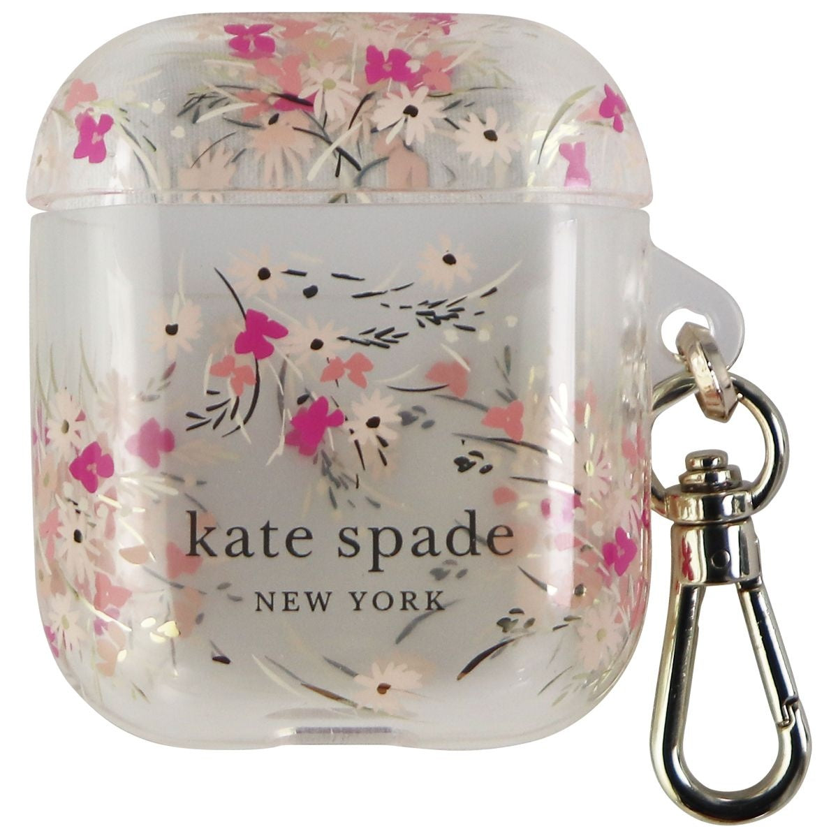 Kate Spade New York Case for AirPods (2nd & 1st Gen) - Spring Garden/Clear Cell Phone - Cases, Covers & Skins Kate Spade    - Simple Cell Bulk Wholesale Pricing - USA Seller