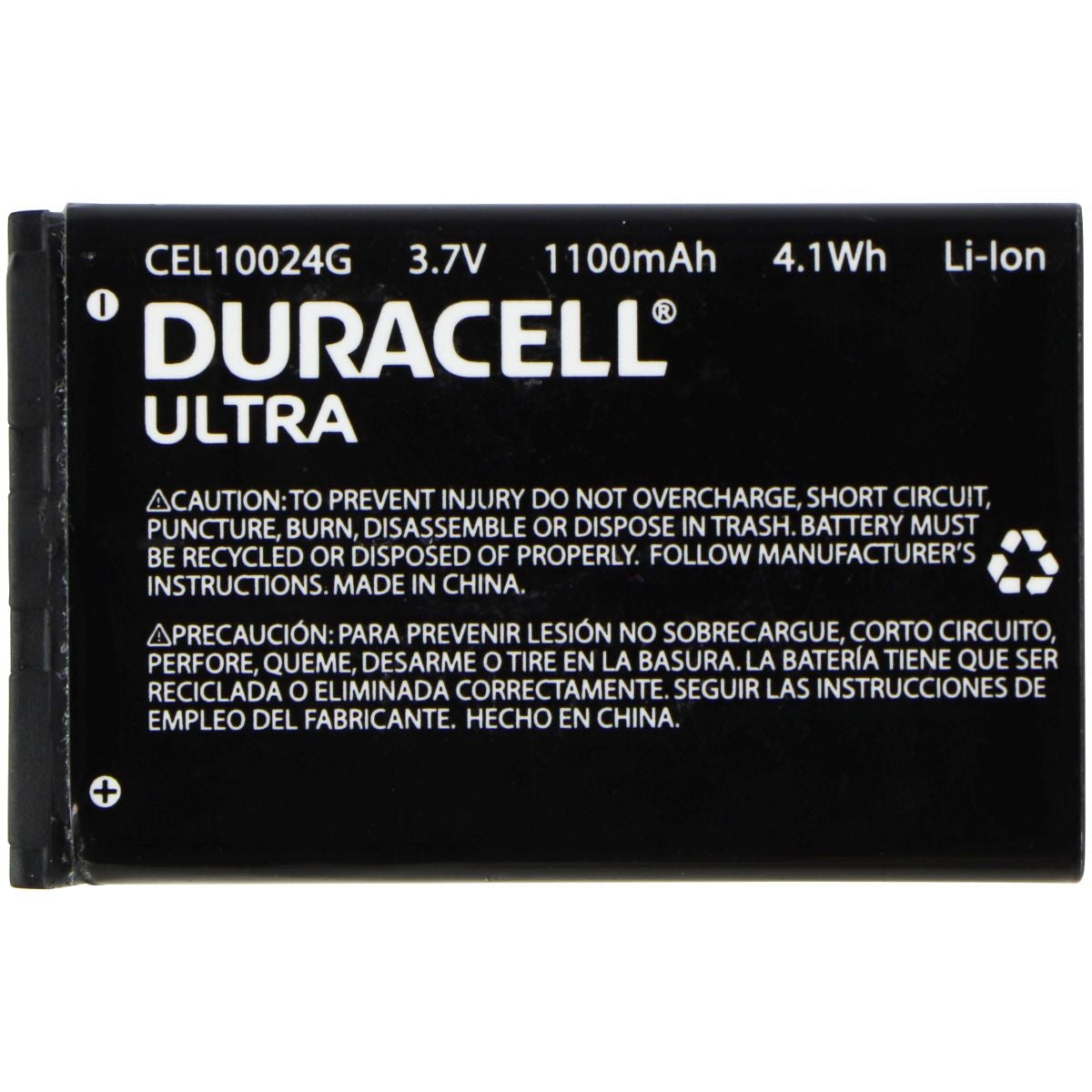Duracell Ultra CEL10024G (3.7V/1100mAh/4.1Wh) Li-Ion Battery Computer Parts - Power Supplies Duracell    - Simple Cell Bulk Wholesale Pricing - USA Seller