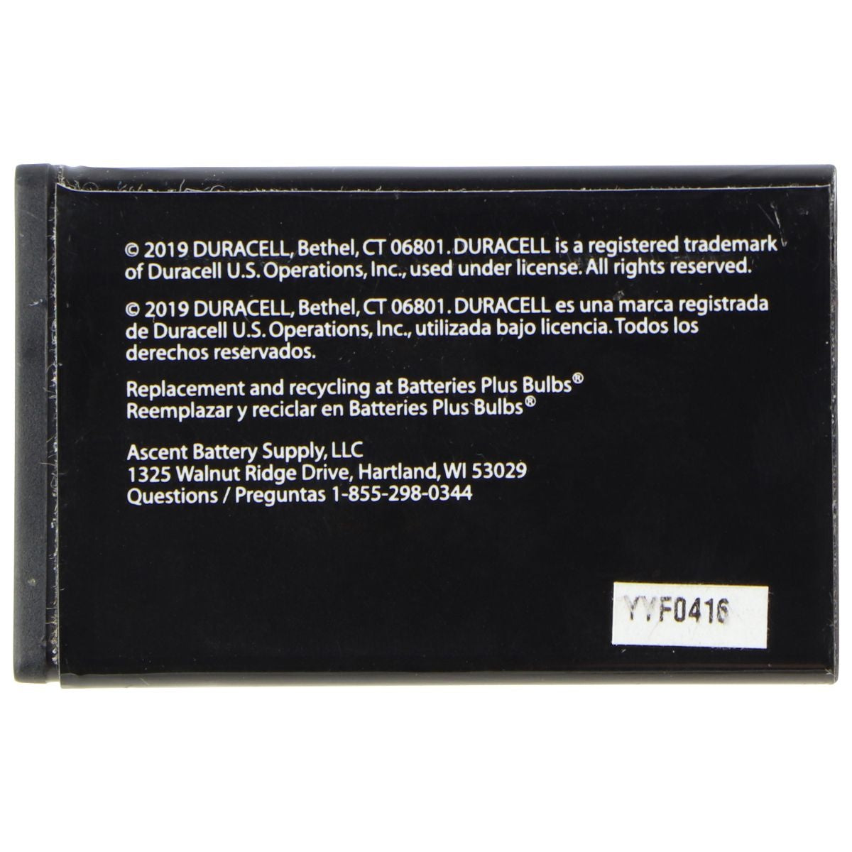 Duracell Ultra CEL10024G (3.7V/1100mAh/4.1Wh) Li-Ion Battery Computer Parts - Power Supplies Duracell    - Simple Cell Bulk Wholesale Pricing - USA Seller