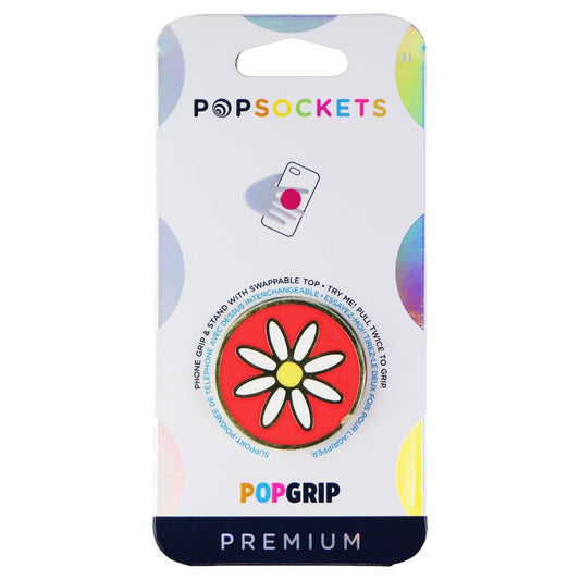 PopSockets PopGrip Premium Swappable Grip for Phones & Tablets - Quaint Daisy Cell Phone - Mounts & Holders PopSockets    - Simple Cell Bulk Wholesale Pricing - USA Seller