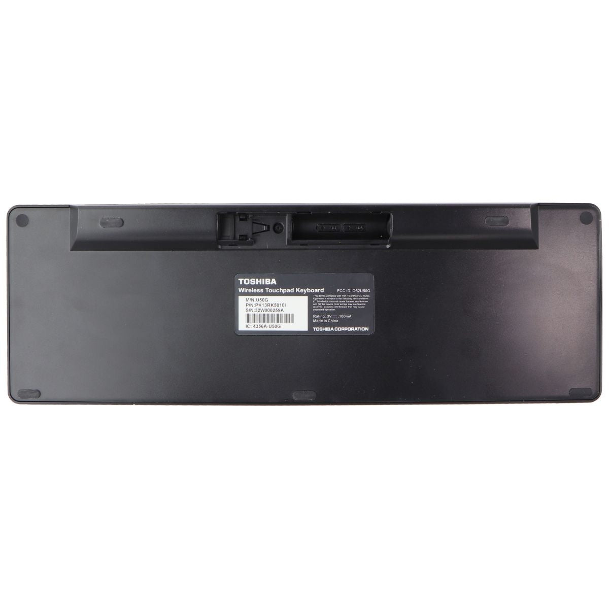 Toshiba Wireless Touchpad Keyboard - Black (U50G) Gaming/Console - Keyboards & Keypads Toshiba    - Simple Cell Bulk Wholesale Pricing - USA Seller