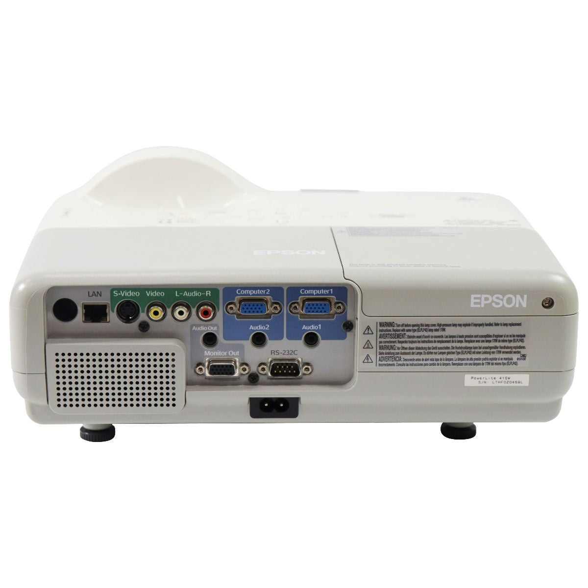 Epson PowerLite 410W Multimedia 2000 Lumen (1280 x 800) Projector Digital Displays - Projectors Epson    - Simple Cell Bulk Wholesale Pricing - USA Seller