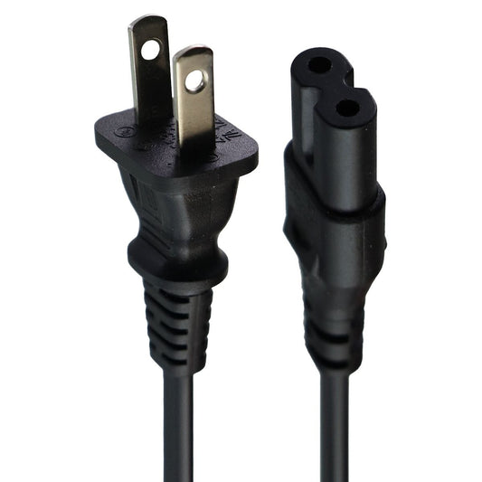 LONGWELL 2 Prong Power Cable 3ft (LS-7C) - Black Computer/Network - Plugs, Jacks & Wall Plates Longwell    - Simple Cell Bulk Wholesale Pricing - USA Seller