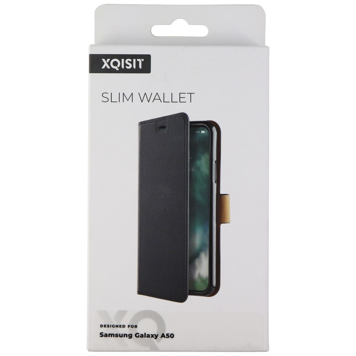 Xqisit Slim Wallet Series Case for Samsung Galaxy A50 - Black Cell Phone - Cases, Covers & Skins Xqisit    - Simple Cell Bulk Wholesale Pricing - USA Seller