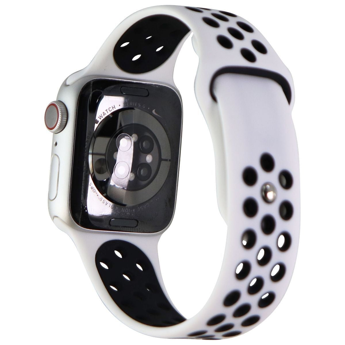 Apple Watch NIKE Series 6 (GPS + LTE) - 40mm Silver AL/White Sp Band (A2293) Smart Watches Apple    - Simple Cell Bulk Wholesale Pricing - USA Seller