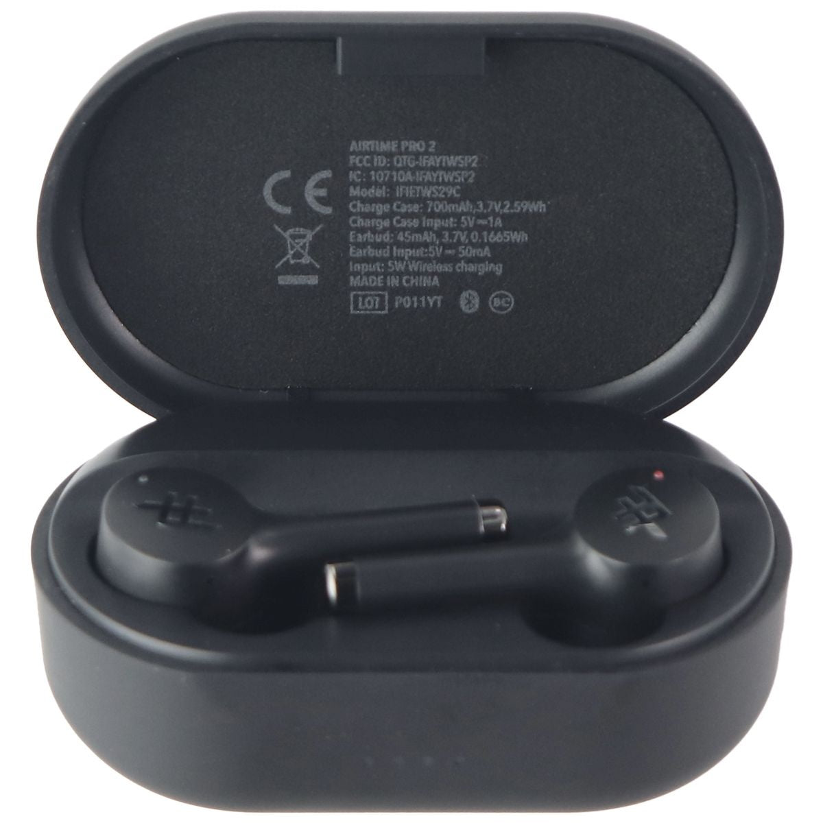 iFrogz Airtime Pro 2 Truly Wireless Earbuds - Black Portable Audio - Headphones iFrogz    - Simple Cell Bulk Wholesale Pricing - USA Seller