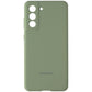 SAMSUNG Silicone Cover Case for Samsung Galaxy S21 FE 5G - Olive Green Cell Phone - Cases, Covers & Skins Samsung    - Simple Cell Bulk Wholesale Pricing - USA Seller