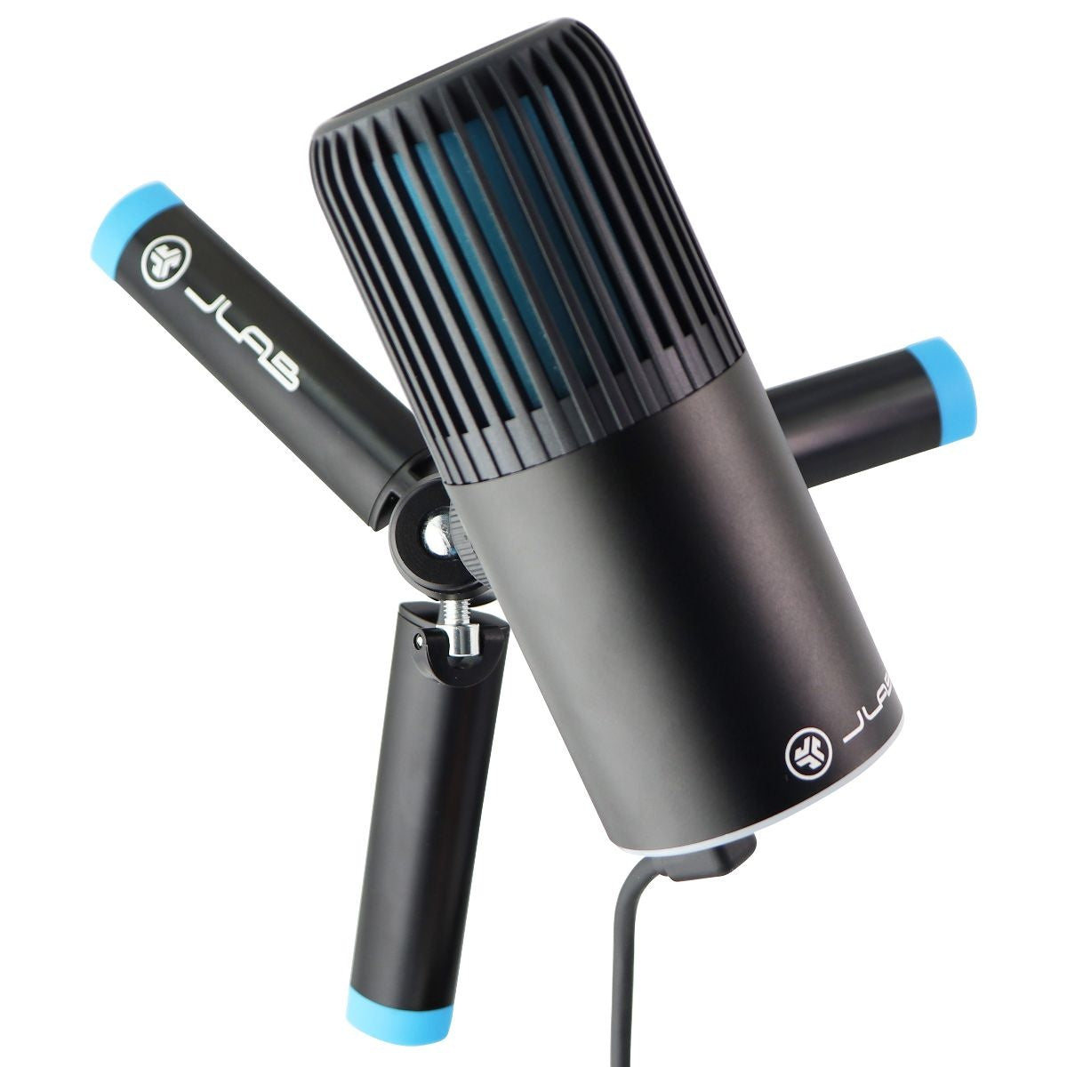 JLab Talk Go USB-C Microphone with Cardioid and Omni - Black/Blue Computer Accessories - Microphones JLAB    - Simple Cell Bulk Wholesale Pricing - USA Seller