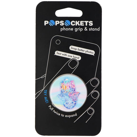 PopSockets: Collapsible Grip & Stand for Phones and Tablets - Hippie Hamsa Cell Phone - Mounts & Holders PopSockets    - Simple Cell Bulk Wholesale Pricing - USA Seller