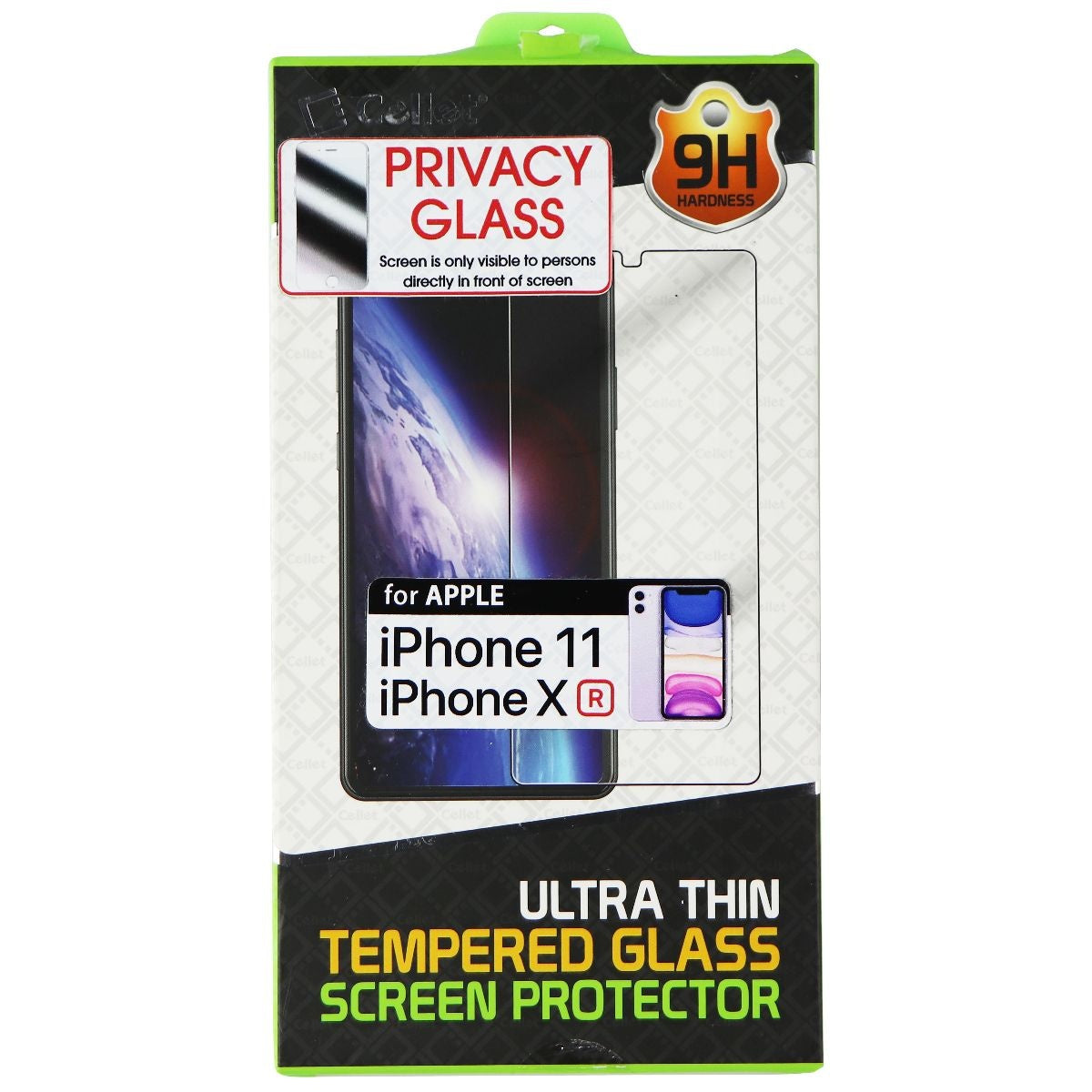 Cellet Privacy Glass Screen Protector for iPhone 11 and XR Cell Phone - Screen Protectors Cellet    - Simple Cell Bulk Wholesale Pricing - USA Seller