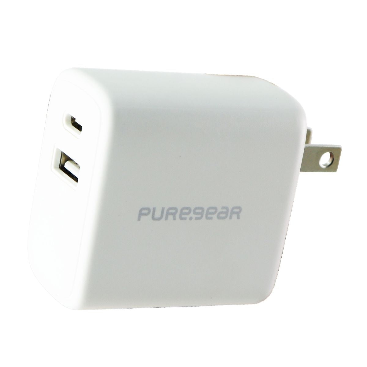 PUREGEAR LightSpeed 30W Dual Port USB-A & USB-C PD Wall Charger - White Cell Phone - Cables & Adapters PureGear    - Simple Cell Bulk Wholesale Pricing - USA Seller