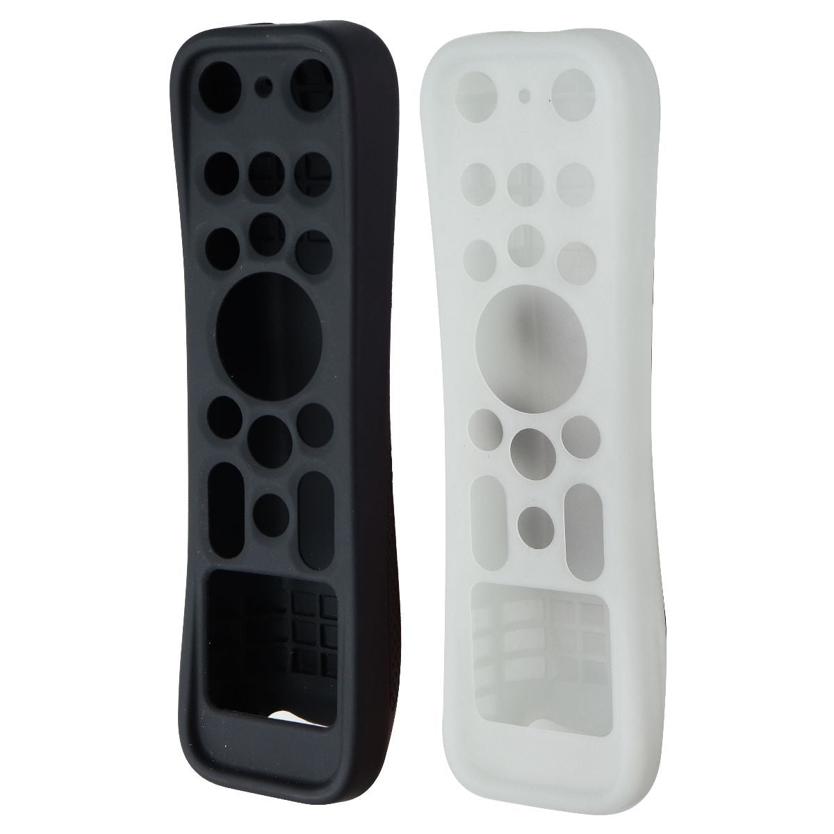 Verizon AQA Protective Silicone Cover for Fios TV One Remote - 1 Black & 1 Glow TV, Video & Audio Accessories - Remote Controls Verizon    - Simple Cell Bulk Wholesale Pricing - USA Seller