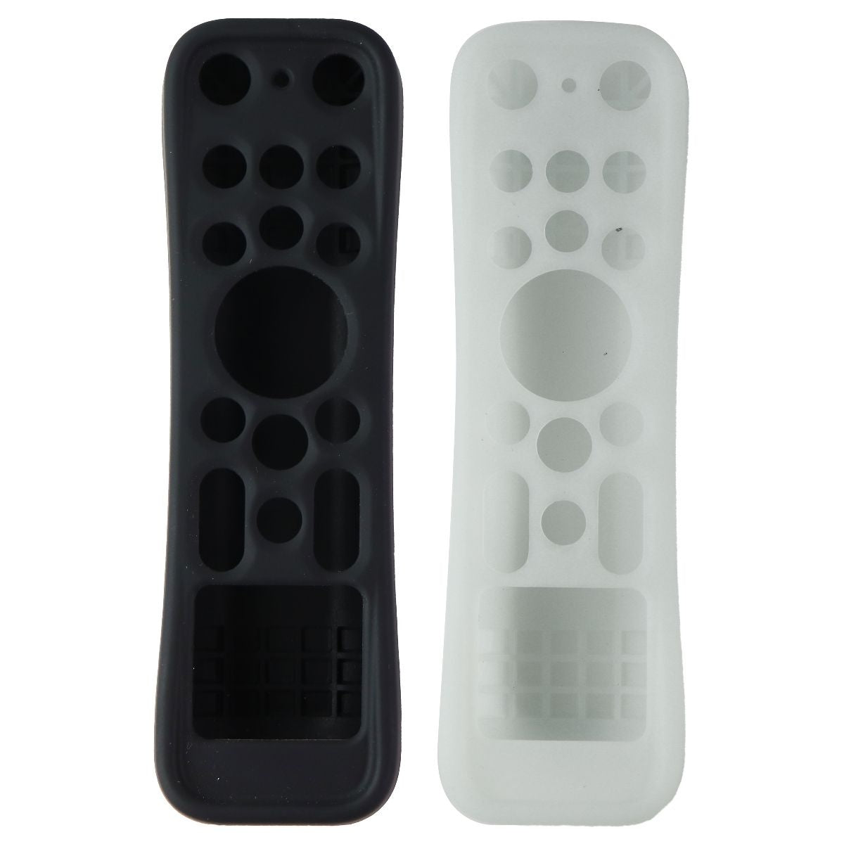 Verizon AQA Protective Silicone Cover for Fios TV One Remote - 1 Black & 1 Glow TV, Video & Audio Accessories - Remote Controls Verizon    - Simple Cell Bulk Wholesale Pricing - USA Seller