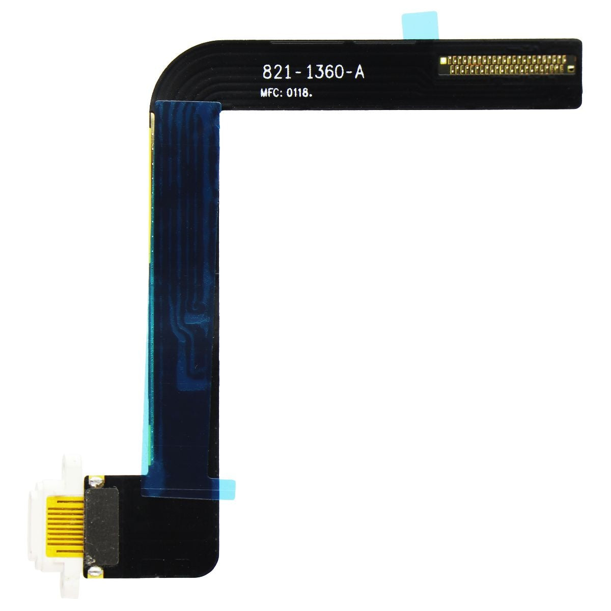 Repair Part - Charging Port Flex (White) for Apple iPad 5th/6th Gen & Air 1 Tablet & eBook Reader Parts Unbranded    - Simple Cell Bulk Wholesale Pricing - USA Seller