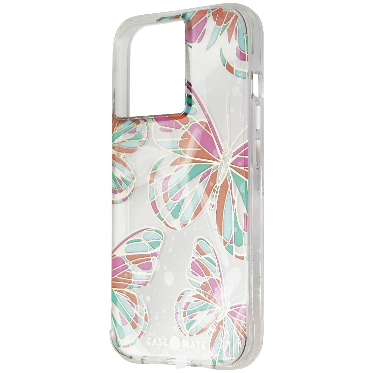 Case-Mate Tough Prints Series Case for Apple iPhone 13 Pro - Butterflies / Clear Cell Phone - Cases, Covers & Skins Case-Mate    - Simple Cell Bulk Wholesale Pricing - USA Seller